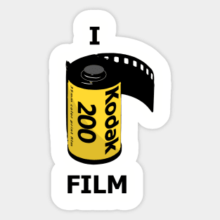 I Love Film - Kodak Sticker